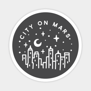 City on Mars Magnet